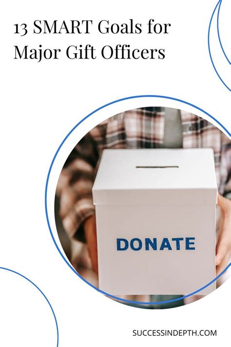 13 SMART Goals Examples for Major Gift Officers.